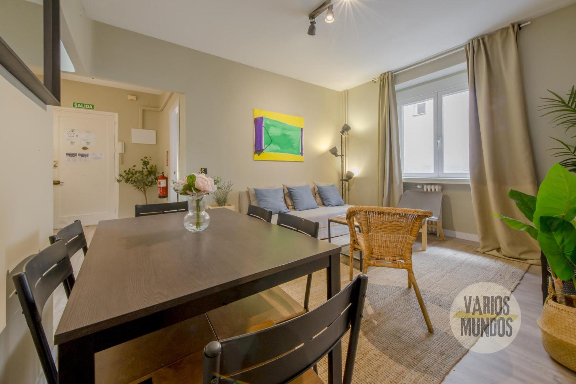 Practico Apt 7Pax En Calle Santa Ana Centro De מדריד מראה חיצוני תמונה