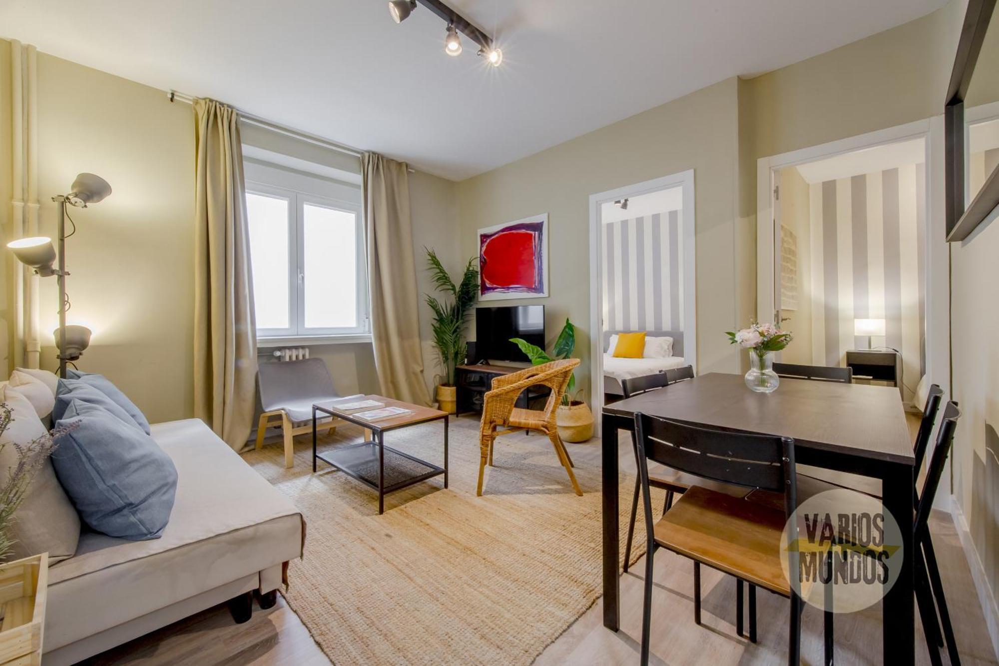 Practico Apt 7Pax En Calle Santa Ana Centro De מדריד מראה חיצוני תמונה